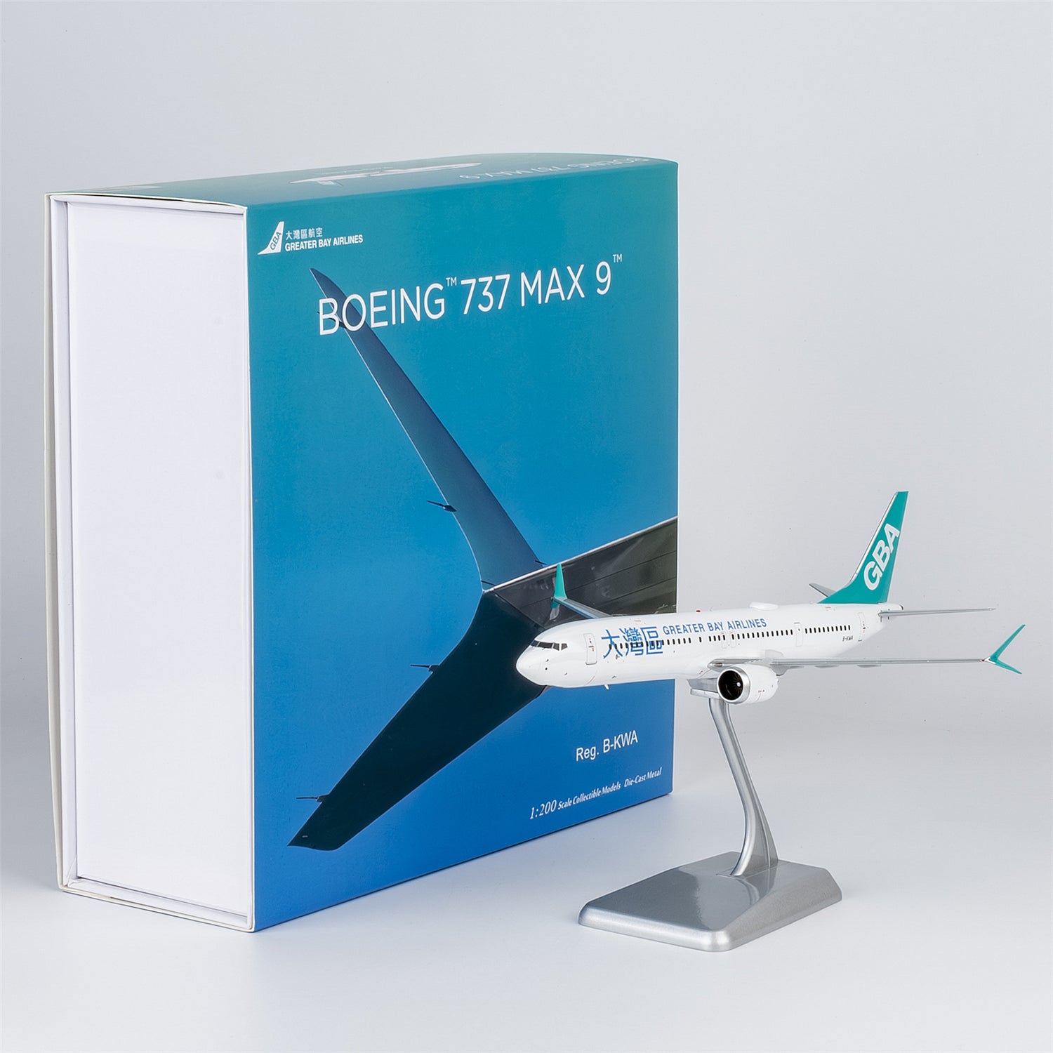 1/200 Greater Bay Airlines Boeing 737 MAX9 B-KWA "The First 737 Max 9 For Greater China" NG94009 - cover